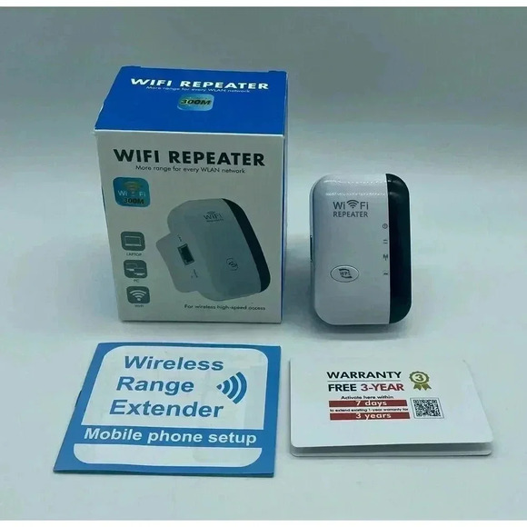 WiFi Range Extender Internet Booster Wireless Signal Repeater Wireless Amplifier - Picture 1 of 16